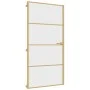 Goldene Innentür aus gehärtetem Glas und Aluminium, 102,5 x 201,5 cm von , Türen für zu Hause - Ref: Foro24-155135, Preis: 16...