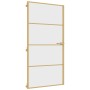 Puerta interior dorada vidrio templado aluminio 102,5x201,5 cm de , Puertas para el hogar - Ref: Foro24-155135, Precio: 170,8...