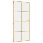 Golden interior door tempered glass and aluminum 93x201.5cm by , Doors for the home - Ref: Foro24-155142, Price: 171,88 €, Di...