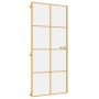 Goldene Innentür aus gehärtetem Glas und Aluminium, 93 x 201,5 cm von , Türen für zu Hause - Ref: Foro24-155142, Preis: 173,8...