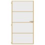 Goldene Innentür aus gehärtetem Glas und Aluminium, 102,5 x 201,5 cm von , Türen für zu Hause - Ref: Foro24-155135, Preis: 17...