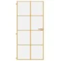 Golden interior door tempered glass and aluminum 93x201.5cm by , Doors for the home - Ref: Foro24-155142, Price: 171,88 €, Di...
