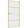 Goldene Innentür aus gehärtetem Glas und Aluminium, 102,5 x 201,5 cm von , Türen für zu Hause - Ref: Foro24-155135, Preis: 16...