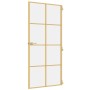 Goldene Innentür aus gehärtetem Glas und Aluminium, 93 x 201,5 cm von , Türen für zu Hause - Ref: Foro24-155142, Preis: 173,8...