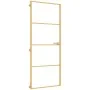 Goldene Innentür aus gehärtetem Glas und Aluminium, 83 x 201,5 cm von , Türen für zu Hause - Ref: Foro24-155137, Preis: 199,0...