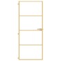Goldene Innentür aus gehärtetem Glas und Aluminium, 83 x 201,5 cm von , Türen für zu Hause - Ref: Foro24-155137, Preis: 202,3...