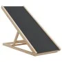 Dog ramp solid gray fir wood 100x40 cm by , Pet Steps and Ramps - Ref: Foro24-172417, Price: 83,18 €, Discount: %