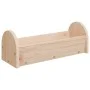 Heufutterstation für Kaninchen aus massivem Tannenholz 28x10x10 cm von , Futternäpfe, Futtertröge und Tränken für Haustiere -...