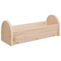 Heufutterstation für Kaninchen aus massivem Tannenholz 28x10x10 cm von , Futternäpfe, Futtertröge und Tränken für Haustiere -...