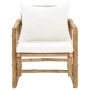 Garden chairs with cushions 2 units bamboo by vidaXL, Garden chairs - Ref: Foro24-43158, Price: 175,22 €, Discount: %