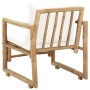 Garden chairs with cushions 2 units bamboo by vidaXL, Garden chairs - Ref: Foro24-43158, Price: 175,22 €, Discount: %