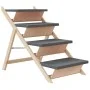 Dog ladder solid gray fir wood 105x47 cm by , Pet Steps and Ramps - Ref: Foro24-172420, Price: 97,42 €, Discount: %