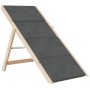 Hundeleiter aus massivem grauem Tannenholz 105x47 cm von , Stufen und Rampen für Haustiere - Ref: Foro24-172420, Preis: 99,92...