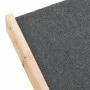 Dog ladder solid gray fir wood 105x47 cm by , Pet Steps and Ramps - Ref: Foro24-172420, Price: 97,42 €, Discount: %