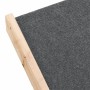 Hundeleiter aus massivem grauem Tannenholz 105x47 cm von , Stufen und Rampen für Haustiere - Ref: Foro24-172420, Preis: 99,92...