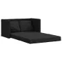 Floor sofa bed 2 in 1 black fabric 112x174x55 cm by , Sofas - Ref: Foro24-353966, Price: 239,19 €, Discount: %