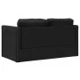 Floor sofa bed 2 in 1 black fabric 112x174x55 cm by , Sofas - Ref: Foro24-353966, Price: 239,19 €, Discount: %