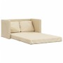 Floor sofa bed 2 in 1 cream fabric 112x174x55 cm by , Sofas - Ref: Foro24-353970, Price: 215,61 €, Discount: %