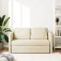 Floor sofa bed 2 in 1 cream fabric 112x174x55 cm by , Sofas - Ref: Foro24-353970, Price: 224,65 €, Discount: %