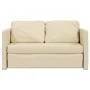 Floor sofa bed 2 in 1 cream fabric 112x174x55 cm by , Sofas - Ref: Foro24-353970, Price: 224,65 €, Discount: %