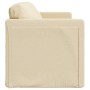 Floor sofa bed 2 in 1 cream fabric 112x174x55 cm by , Sofas - Ref: Foro24-353970, Price: 215,61 €, Discount: %