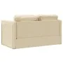 Floor sofa bed 2 in 1 cream fabric 112x174x55 cm by , Sofas - Ref: Foro24-353970, Price: 224,65 €, Discount: %