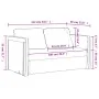 Floor sofa bed 2 in 1 cream fabric 112x174x55 cm by , Sofas - Ref: Foro24-353970, Price: 224,65 €, Discount: %
