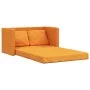 Floor sofa bed 2 in 1 dark yellow fabric 112x174x55 cm by , Sofas - Ref: Foro24-353972, Price: 215,39 €, Discount: %