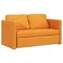 Floor sofa bed 2 in 1 dark yellow fabric 112x174x55 cm by , Sofas - Ref: Foro24-353972, Price: 215,39 €, Discount: %