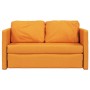 Floor sofa bed 2 in 1 dark yellow fabric 112x174x55 cm by , Sofas - Ref: Foro24-353972, Price: 190,76 €, Discount: %