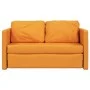 Floor sofa bed 2 in 1 dark yellow fabric 112x174x55 cm by , Sofas - Ref: Foro24-353972, Price: 215,39 €, Discount: %