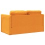 Floor sofa bed 2 in 1 dark yellow fabric 112x174x55 cm by , Sofas - Ref: Foro24-353972, Price: 190,76 €, Discount: %