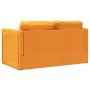 Floor sofa bed 2 in 1 dark yellow fabric 112x174x55 cm by , Sofas - Ref: Foro24-353972, Price: 215,39 €, Discount: %