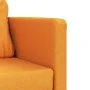 Floor sofa bed 2 in 1 dark yellow fabric 112x174x55 cm by , Sofas - Ref: Foro24-353972, Price: 215,39 €, Discount: %
