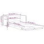 Bodenschlafsofa 2 in 1 dunkelgelber Stoff 112x174x55 cm von , Sofas - Ref: Foro24-353972, Preis: 215,39 €, Rabatt: %