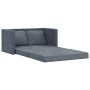 Bodenschlafsofa 2 in 1 dunkelgrauer Samt 122x204x55 cm von , Sofas - Ref: Foro24-353958, Preis: 210,21 €, Rabatt: %