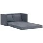 Bodenschlafsofa 2 in 1 dunkelgrauer Samt 122x204x55 cm von , Sofas - Ref: Foro24-353958, Preis: 207,64 €, Rabatt: %