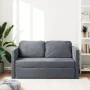 Floor sofa bed 2 in 1 dark gray velvet 122x204x55 cm by , Sofas - Ref: Foro24-353958, Price: 207,64 €, Discount: %