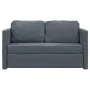 Bodenschlafsofa 2 in 1 dunkelgrauer Samt 122x204x55 cm von , Sofas - Ref: Foro24-353958, Preis: 207,64 €, Rabatt: %