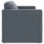 Floor sofa bed 2 in 1 dark gray velvet 122x204x55 cm by , Sofas - Ref: Foro24-353958, Price: 207,64 €, Discount: %