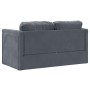 Floor sofa bed 2 in 1 dark gray velvet 122x204x55 cm by , Sofas - Ref: Foro24-353958, Price: 212,95 €, Discount: %