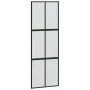 Schiebetür aus gehärtetem Glas und schwarzem Aluminium 76x205 cm. von , Türen für zu Hause - Ref: Foro24-155207, Preis: 195,6...