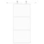 Puerta corredera vidrio templado y aluminio blanca 90x205 cm by , Doors for the home - Ref: Foro24-155205, Price: 183,87 €, D...