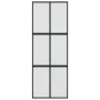Schiebetür aus gehärtetem Glas und schwarzem Aluminium 76x205 cm. von , Türen für zu Hause - Ref: Foro24-155207, Preis: 195,6...