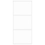 Schiebetür aus gehärtetem Glas und weißem Aluminium 90x205 cm von , Türen für zu Hause - Ref: Foro24-155205, Preis: 172,21 €,...