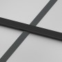 Schiebetür aus gehärtetem Glas und schwarzem Aluminium 76x205 cm. von , Türen für zu Hause - Ref: Foro24-155207, Preis: 208,8...