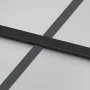 Puerta corredera vidrio templado y aluminio negra 76x205 cm de , Puertas para el hogar - Ref: Foro24-155207, Precio: 195,62 €...
