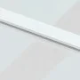 Schiebetür aus gehärtetem Glas und weißem Aluminium 90x205 cm von , Türen für zu Hause - Ref: Foro24-155205, Preis: 176,13 €,...
