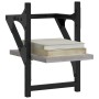 Wandregale mit Stangen 2 Stück in Grau Sonoma 20x25x30 cm von , Regale und Regale - Ref: Foro24-836231, Preis: 17,33 €, Rabat...