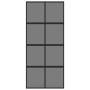Puerta corredera vidrio templado y aluminio negra 90x205 cm de , Puertas para el hogar - Ref: Foro24-155226, Precio: 233,09 €...